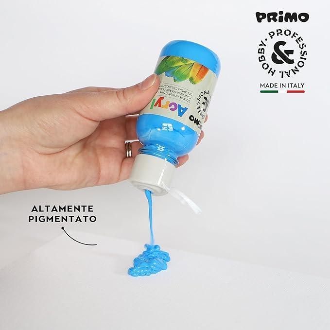 primo primo tempera acrilica da 125 ml colore blu cyan 501 - foto 3