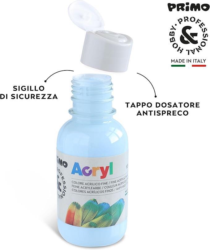 primo primo tempera acrilica da 125 ml colore acqua marina 512 - foto 2