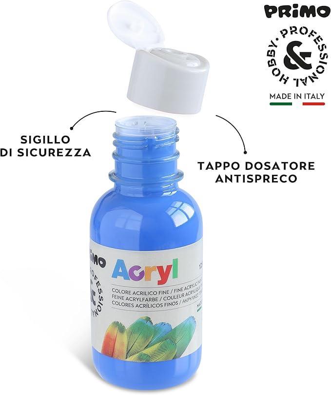 primo primo tempera acrilica da 125 ml colore blu cobalto 540 - foto 2
