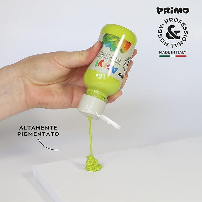 primo primo tempera acrilica da 125 ml colore verde chiaro 600 - foto 3