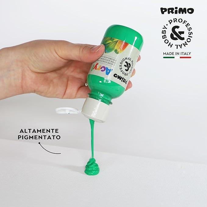 primo primo tempera acrilica da 125 ml colore verde brillante 610 - foto 3
