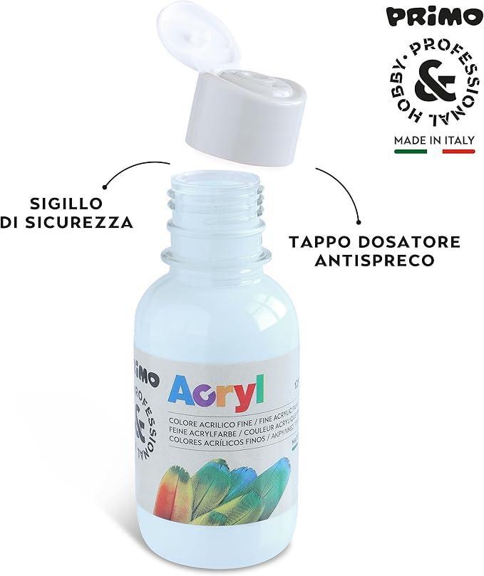 primo primo tempera acrilica da 125 ml colore verde menta 611 - foto 2