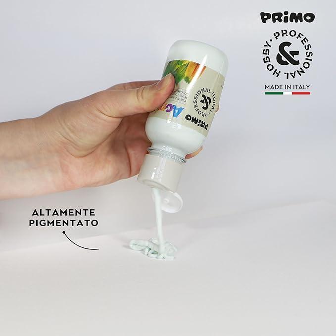 primo primo tempera acrilica da 125 ml colore verde menta 611 - foto 3