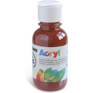 Tempera acrilica da 125 ml colore siena bruciata 730