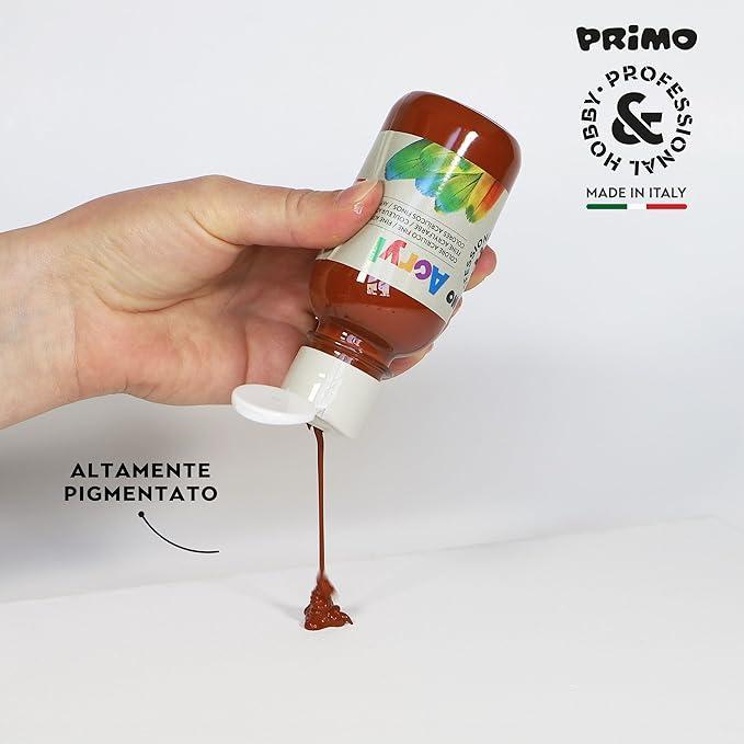 primo primo tempera acrilica da 125 ml colore siena bruciata 730 - foto 3