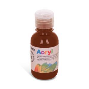 Tempera acrilica da 125 ml colore terra ombra naturale 745