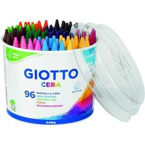 Pastelli a cera in barattolo da 96 colori assortiti