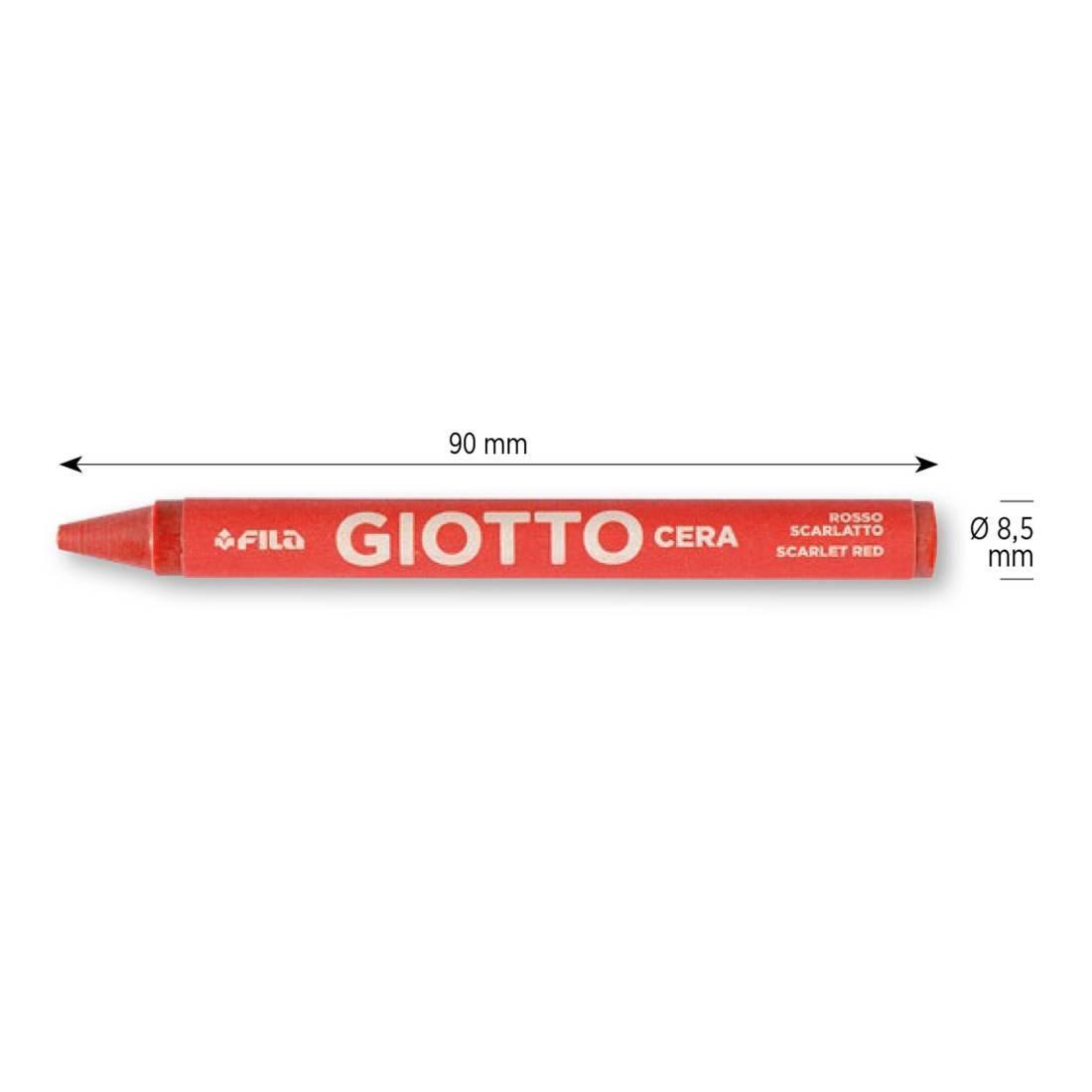 giotto giotto pastelli a cera in barattolo da 96 colori assortiti - foto 2