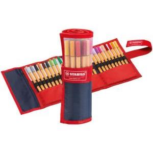 Point 88 fineliner rotolo 25 pennarelli colori assortiti 8825-021