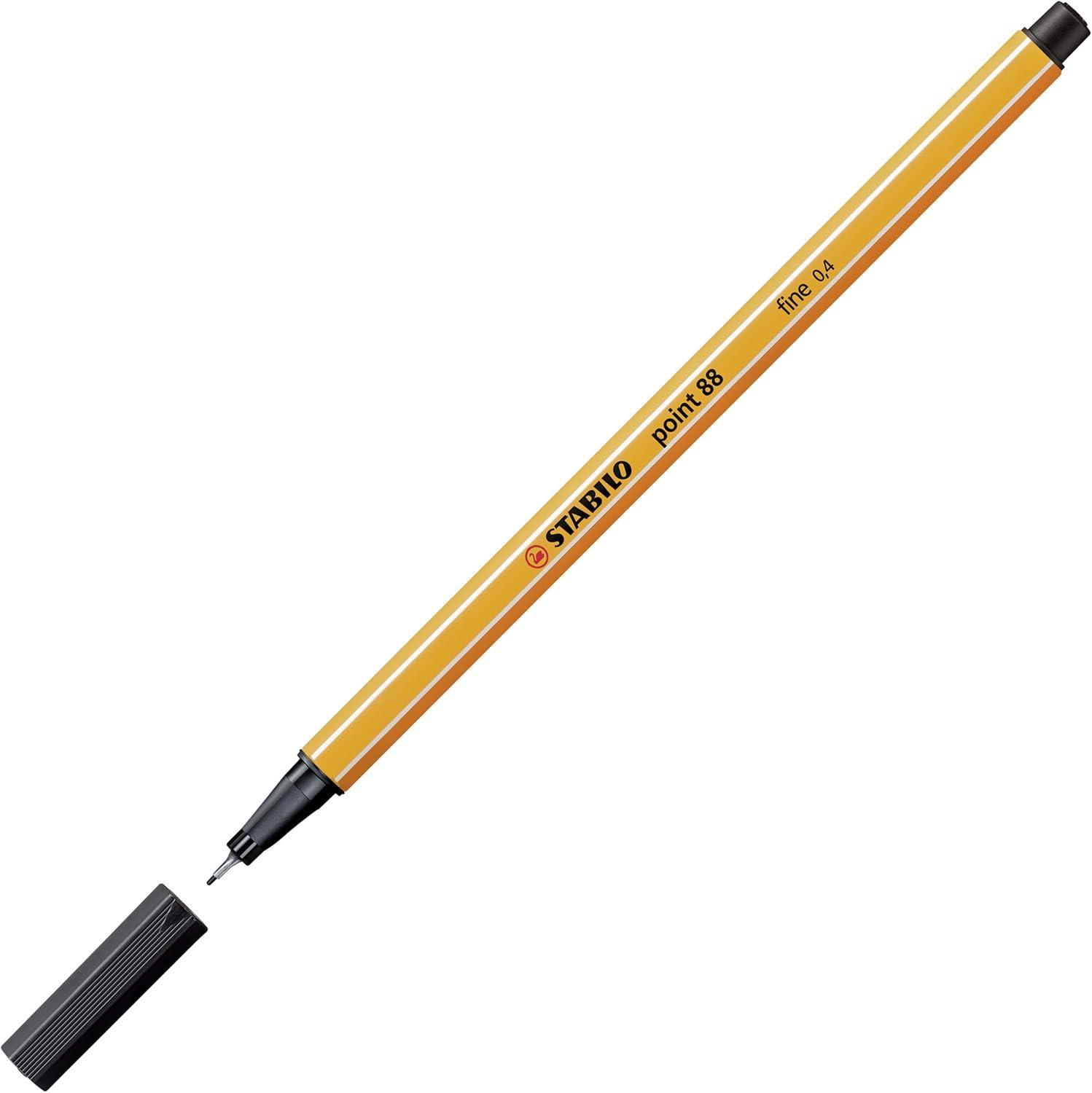 stabilo stabilo point 88 scatola in metallo da 50 pz penne fineliner a punta fine da 0,4 mm colori assortiti - foto 3