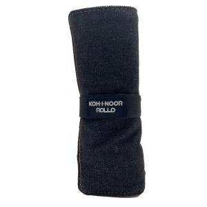 Astuccio arrotolato 24 scomparti colore jeans nero