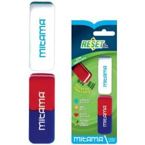 Mitama reset gomme per matita e penna rossa e blu in bl...