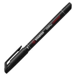 Ohpen universal pennarello marcatore permanente punta fine (f) da 0,7 mm colore nero