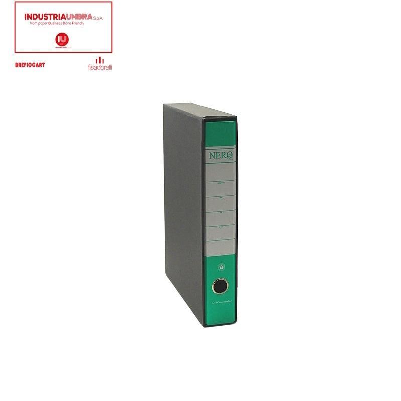 brefiocart brefiocart nero raccoglitore registratore conf. da 9 pz dimensioni 28,5x35 cm dorso 5 colore verde - foto 1
