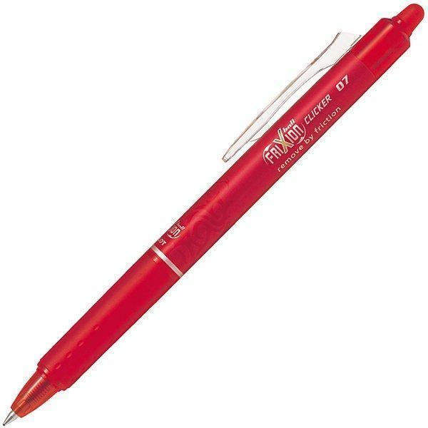 pilot pilot frixion clicker 12 pz penna a sfera cancellabile ricaricabile rosso punta da 0,7 mm - foto 2 pilot pilot frixion clicker 12 pz penna a sfera cancellabile ricaricabile rosso punta da 0,7 mm - foto 2