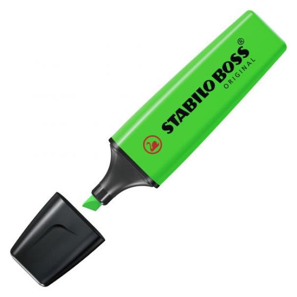 stabilo stabilo boss original evidenziatore colore verde 33 confezione da 10 pz - foto 2