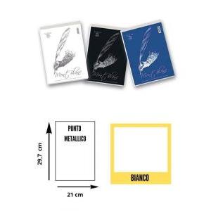 Blocchi notes conf. da 10 pz bianco senza rigatura formato a4 21x29,7 cm 70fg 60 gr/mq