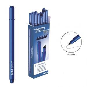 Pen marcatore conf. da 12 pz. punta fine  0,5 mm colore blu (cod 01)