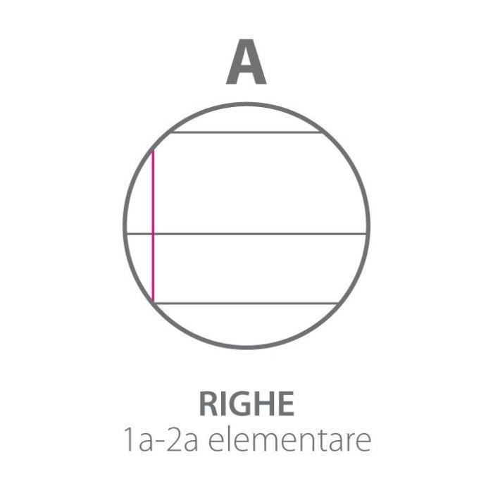 monocromo maxi quaderni monocromo 10 pz. a4 righe prima e seconda elementare (a) - foto 2
