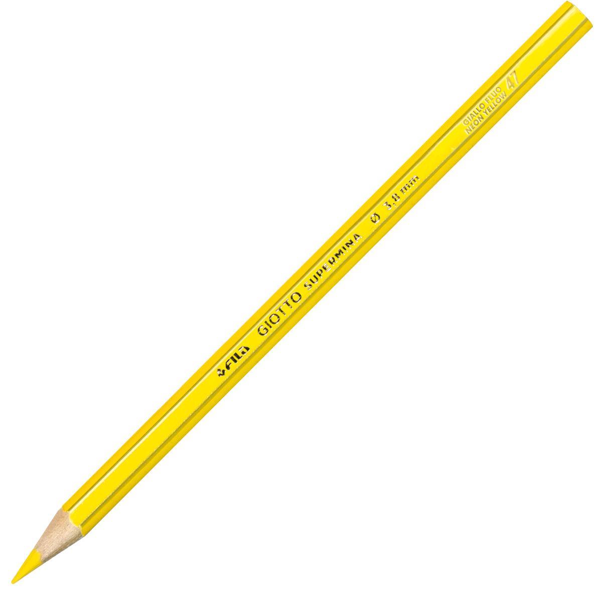 giotto giotto spermina 12 pz. pastelli colore giallo scuro n. 04 - foto 2