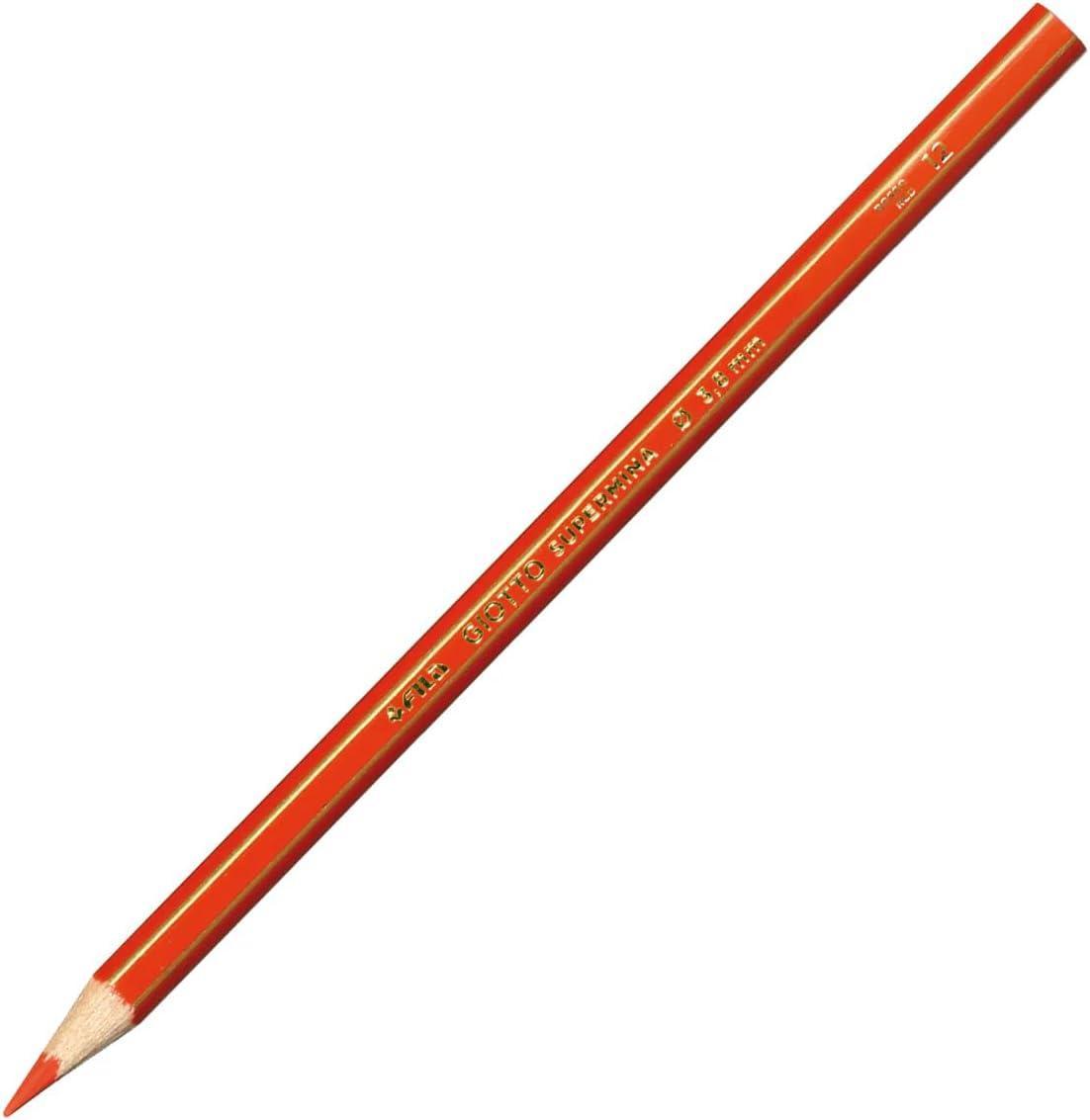 giotto giotto spermina 12 pz. pastelli colore rosso n. 12 - foto 2