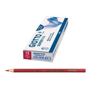 Supermina 12 pz. pastelli colore rosso carminio n. 13