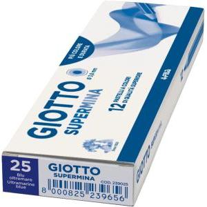 Supermina 12 pz. pastelli colore blu oltremare n. 25