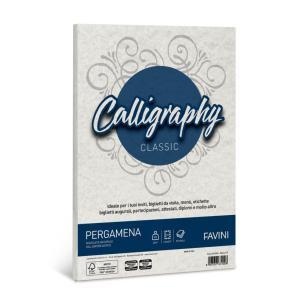 Calligraphy carta pergamena a4 21x29,7cm conf da 50  fogli da 90 gr/mq colore bianco