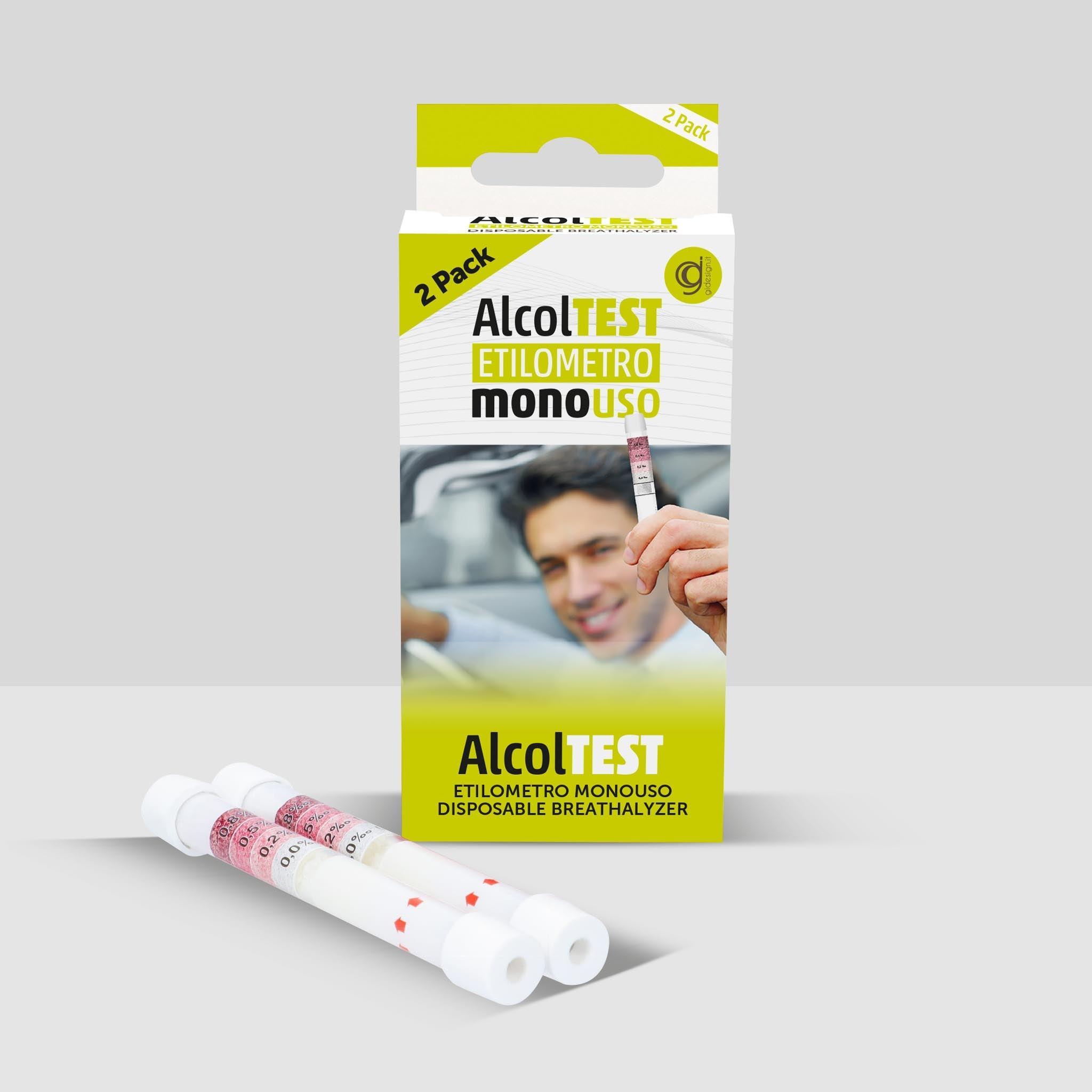gidesign gidesign alcol test etilometro monouso conf. da 2 pz - foto 1