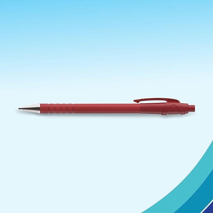paper mate paper mate flexgrip ultra 12 pz penna a sfera a scatto colore rosso, punta media da 1,0 mm - foto 2