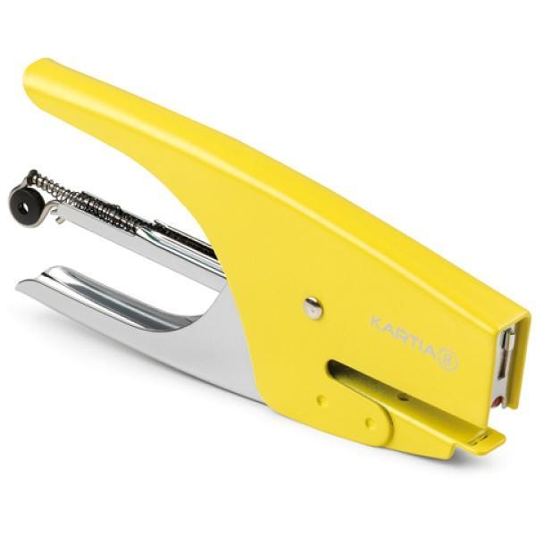 iternet iternet kartia 8 cucitrice a pinza giallo 15 fogli punti 6/4 - foto 1