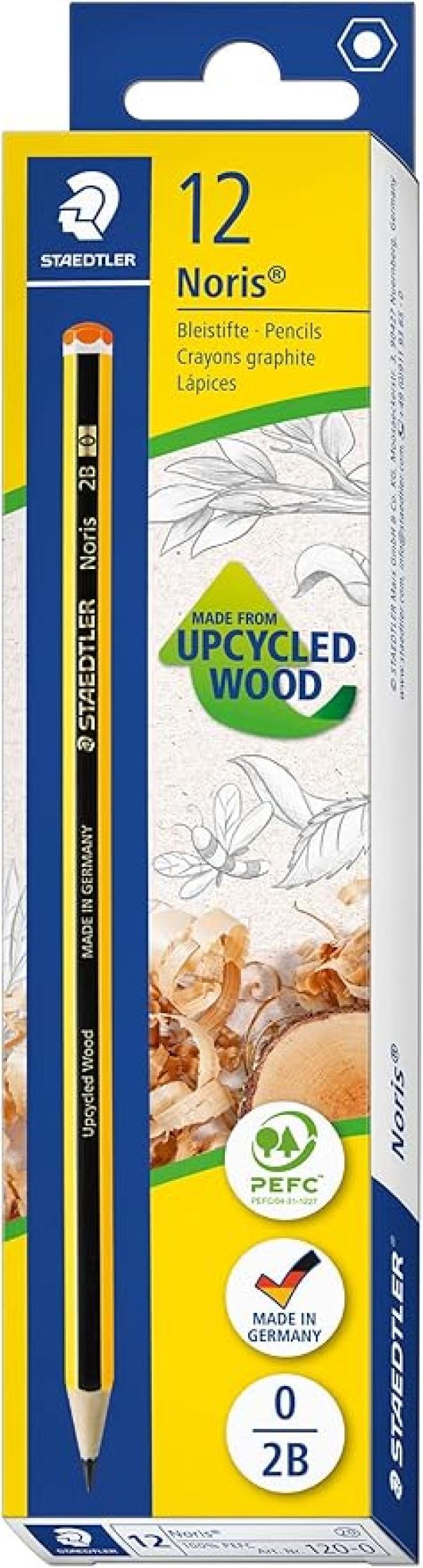 staedtler staedtler noris 120 matita 12 pz. grafite 2b-0 - foto 1