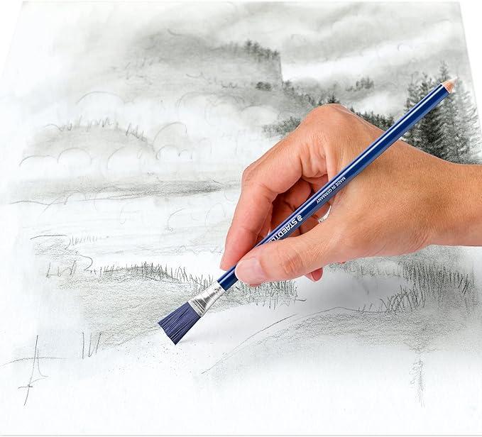 staedtler staedtler 52661 gomma a matita con spazzolino 12 pz. - foto 3