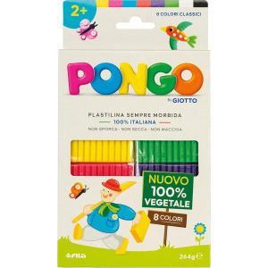 Pongo plastilina 8 panetti colorati 264 g.