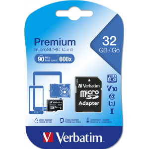 Micro sdhc da 32 gb con adattatore sd classe 10 44083