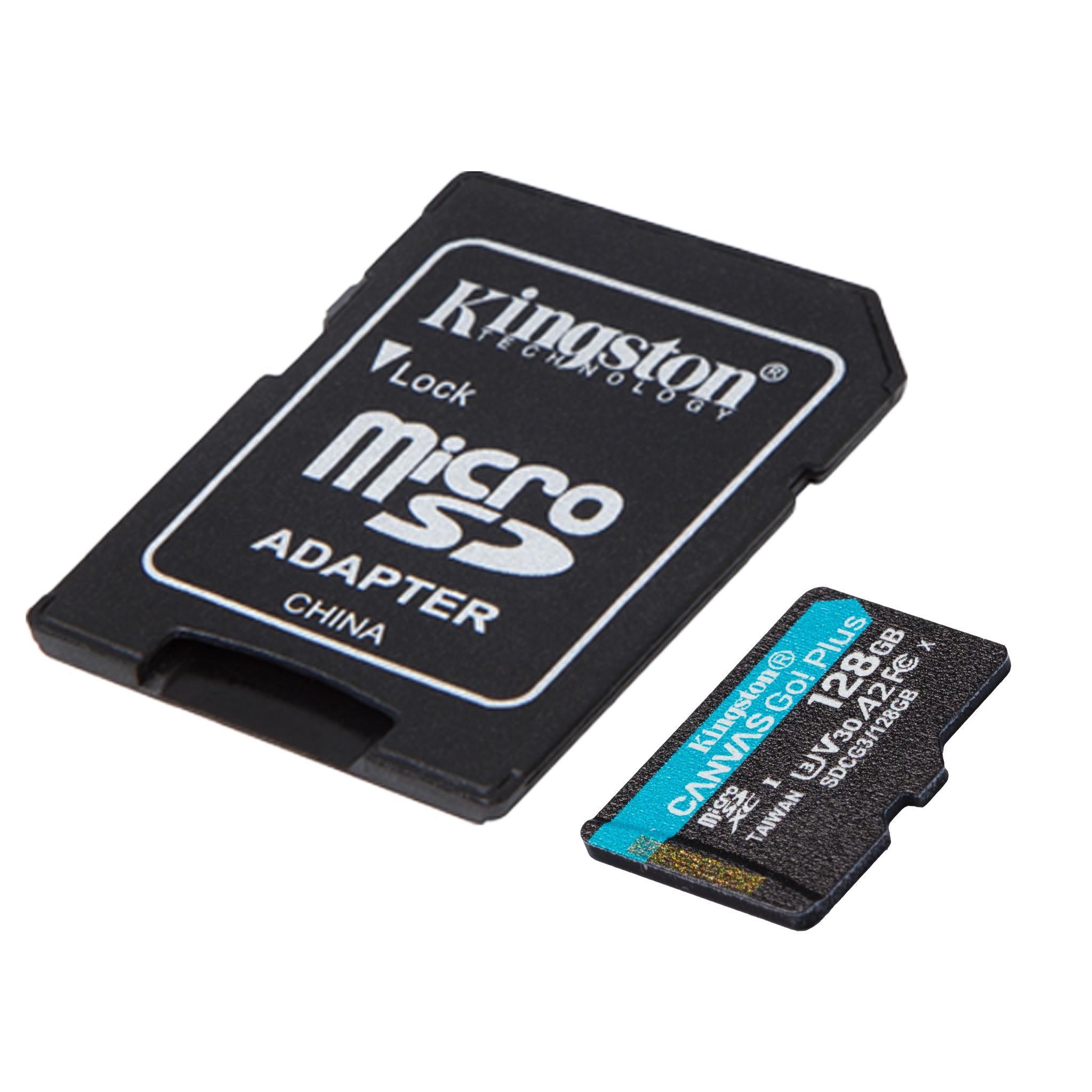 kingston kingston micro sdhc canvas go plus 128 gb classe 10 - foto 2