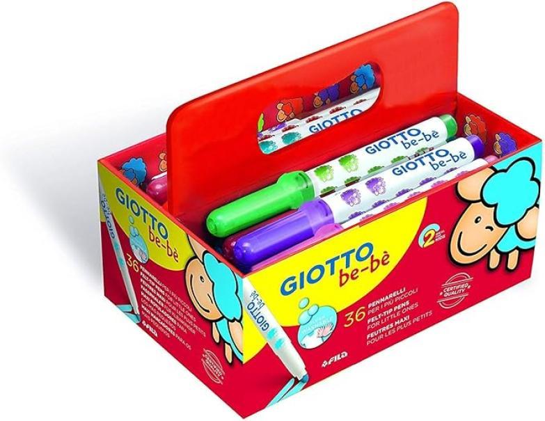 giotto giotto bebè pennarelli da 36 pz schoolpack colori assortiti - foto 1