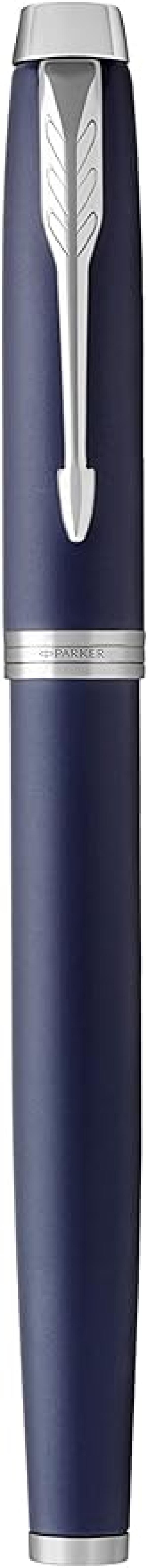parker parker penna roller im blue punta media colore blu inchiostro nero - foto 1