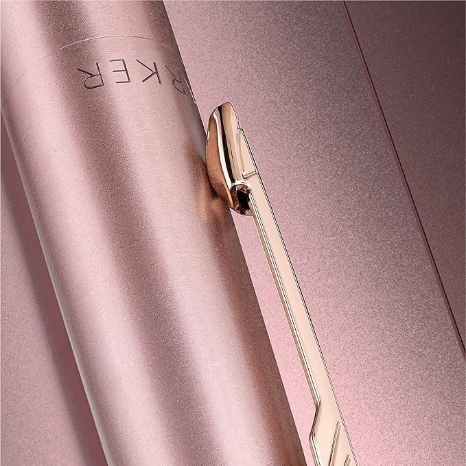 parker parker penna a sfera jotter xl monochrome punta media colore rosa dorato inchiostro blu - foto 3