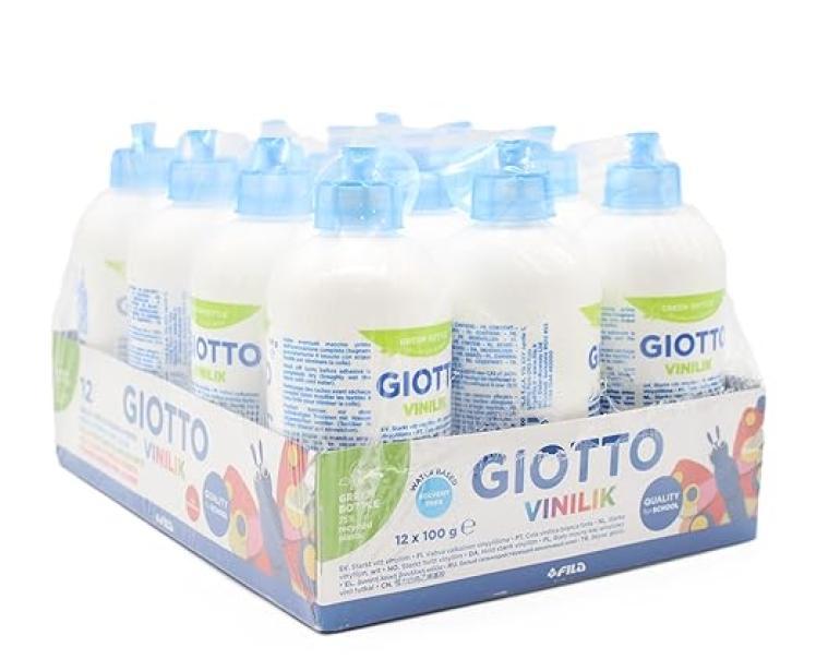 giotto giotto vinilik 12 pz. colla vinilica confezione da 100 g - foto 1