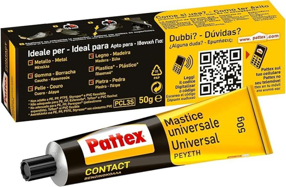 pattex pattex mastice universale tubo da 50 g - foto 2