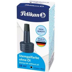 Inchiostro per timbri a tampone 4k nero senza olio da 28 ml