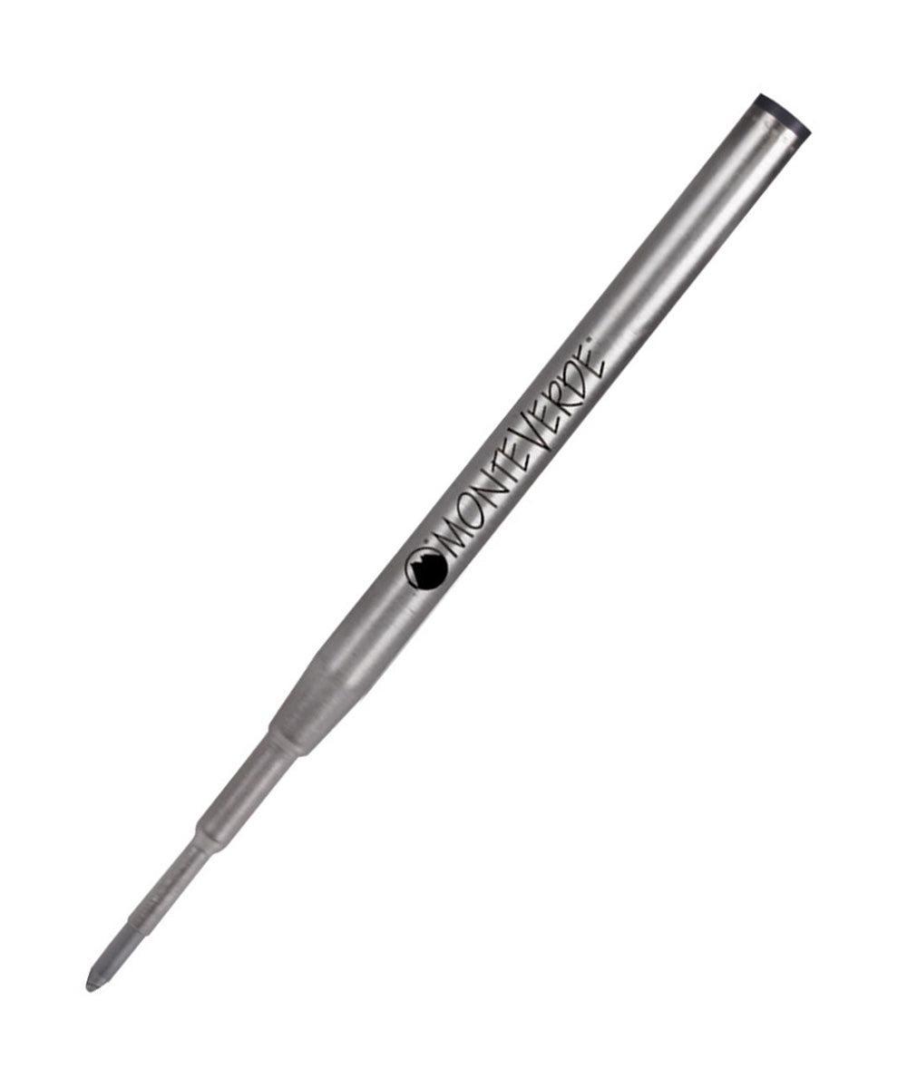monteverde monteverde refill ballpoint punta media blister da 2 pz. colore nero - foto 2