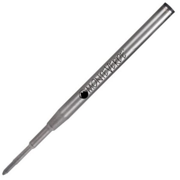 monteverde monteverde refill ballpoint punta broad blister da 2 pz. colore nero - foto 2