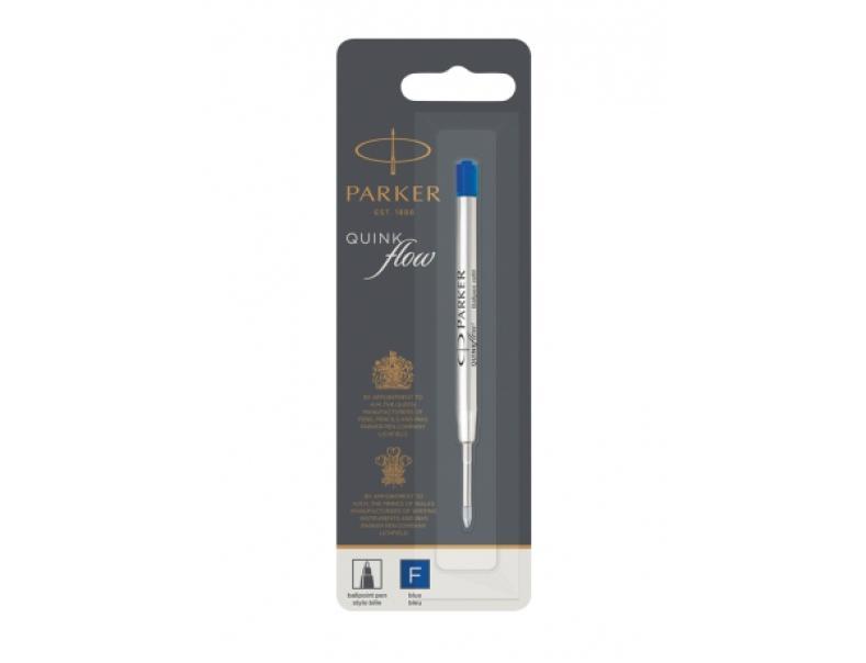 parker parker refill ballpoint quinkflow punta fine colore blu - foto 1