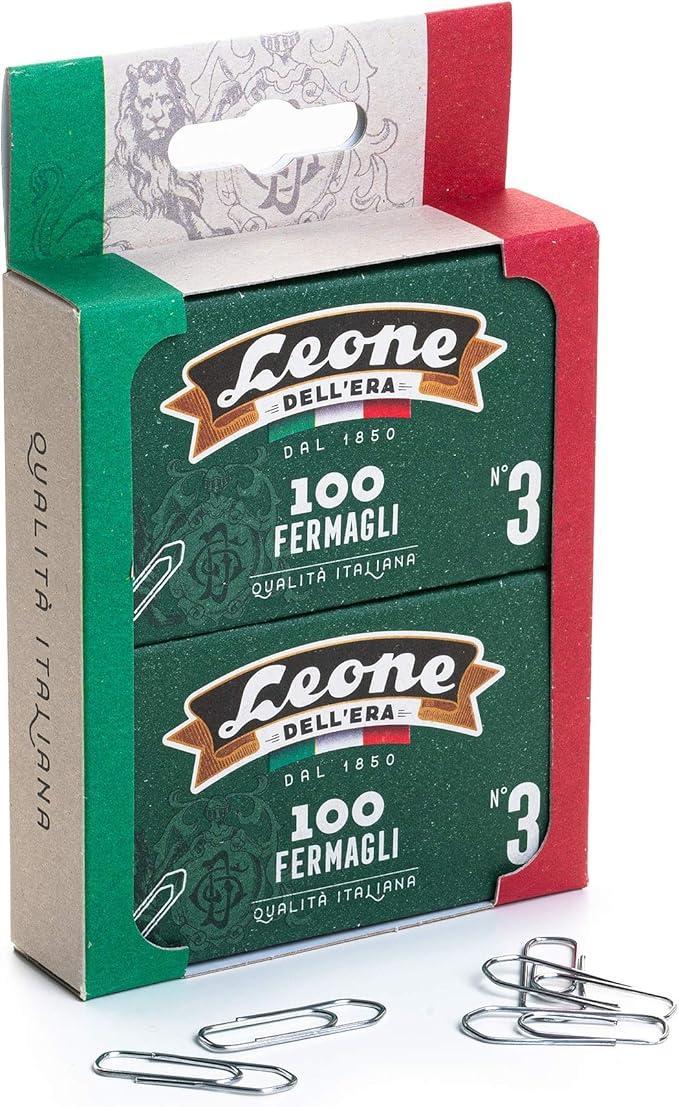 leone dell'era leone dell'era fermagli zincati n° 3 confezione da 200 pz in blister - foto 1