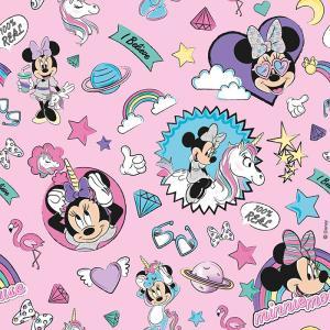 Carta da regalo bambina wat disney minnie conf da 10 fogli 70x100 cm