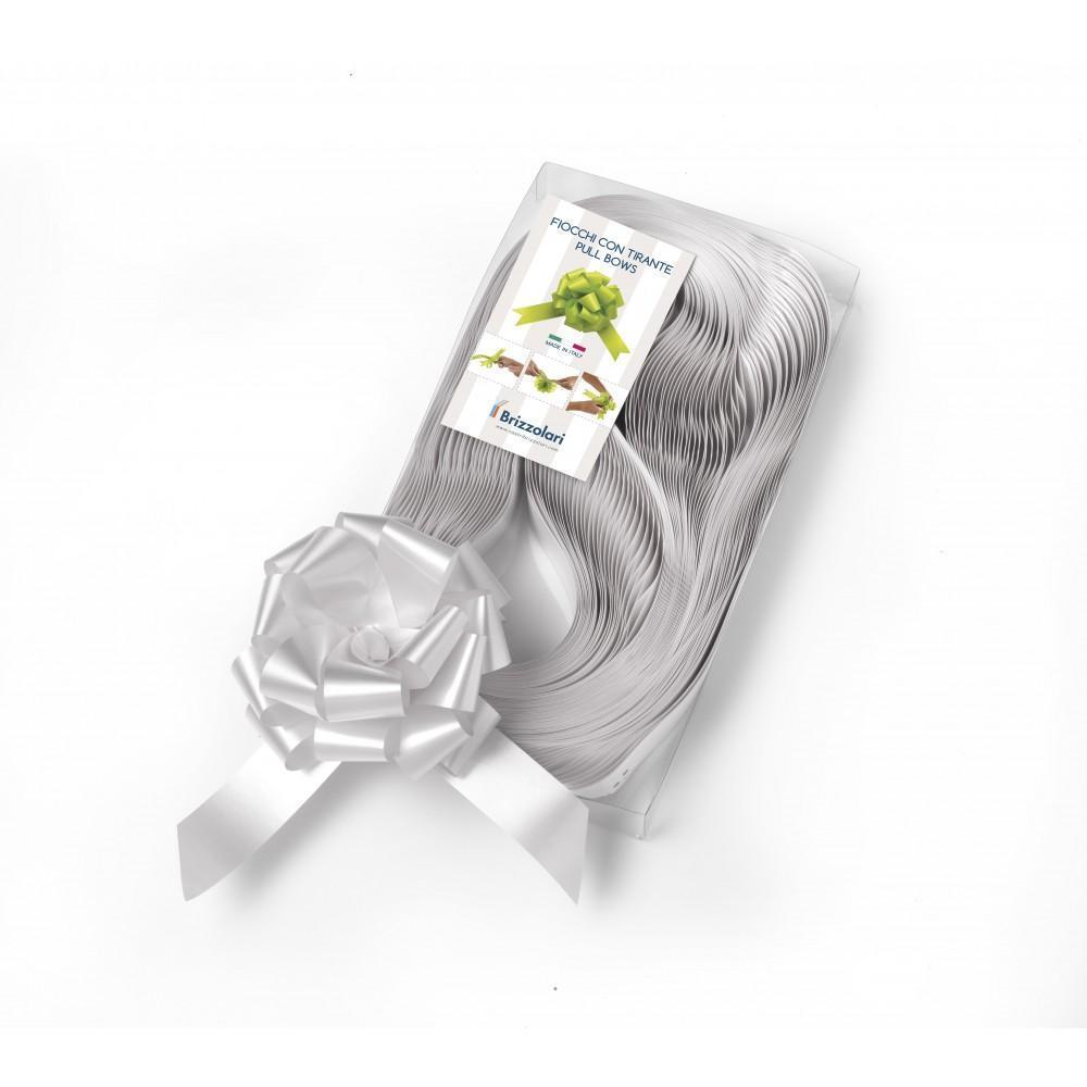 brizzolari brizzolari 30 pz fiocco strip coccarda autotirante 50 mm argento 04 - foto 1 brizzolari brizzolari 30 pz fiocco strip coccarda autotirante 50 mm argento 04 - foto 1