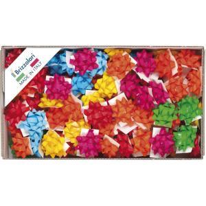100 pz. coccarde colorate mini 6,5mm 2923-99 colori pastello chiaro assortiti autoadesive
