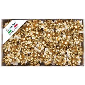 100 pz. coccarde mini 6,5 mm 2970 colore oro metallico
